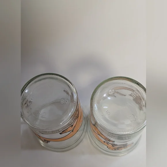 1988 Dinosaur Welch's T-Rex Jelly Jar Tyrannosaurus Rex Juice Drinking Glass X 2 - Picture 5 of 7